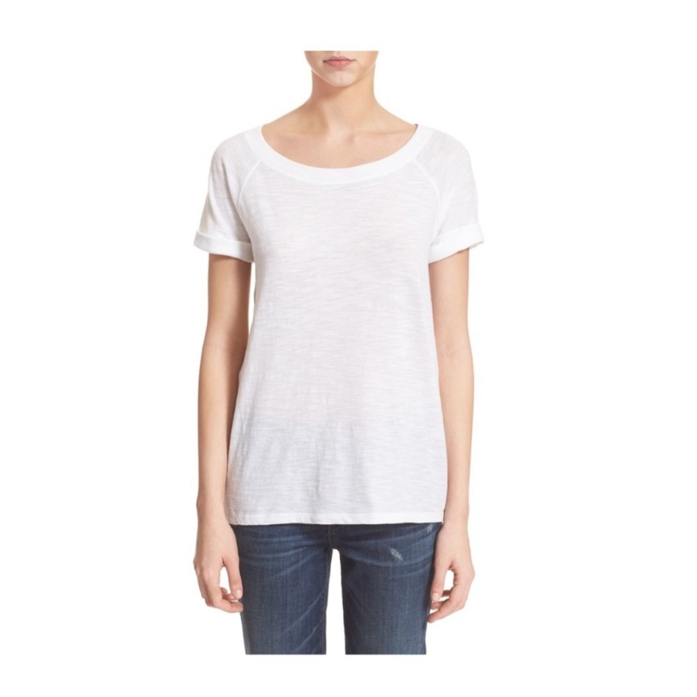 Vince White Short Sleeve Tee